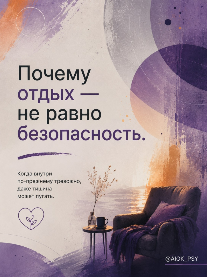 Почему отдых — не всегда ощущается как...