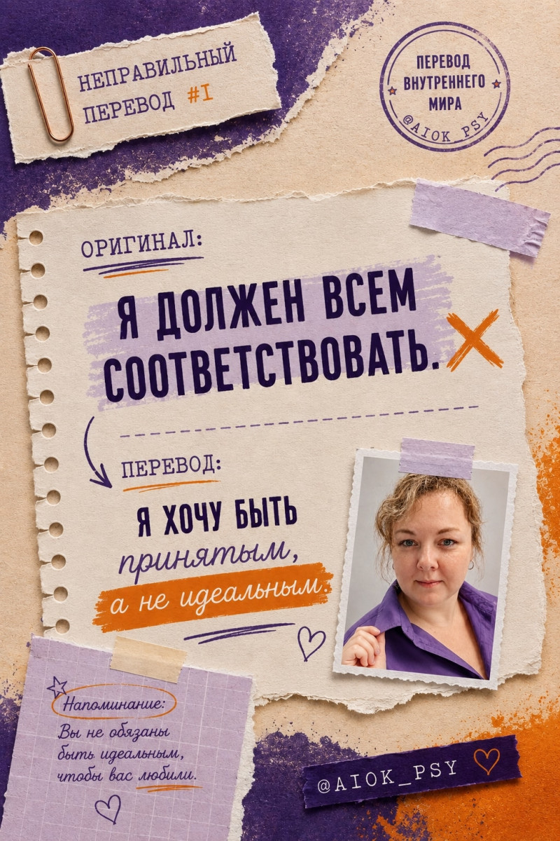 Иногда мы так долго повторяем себе одну и ту же фразу, что...