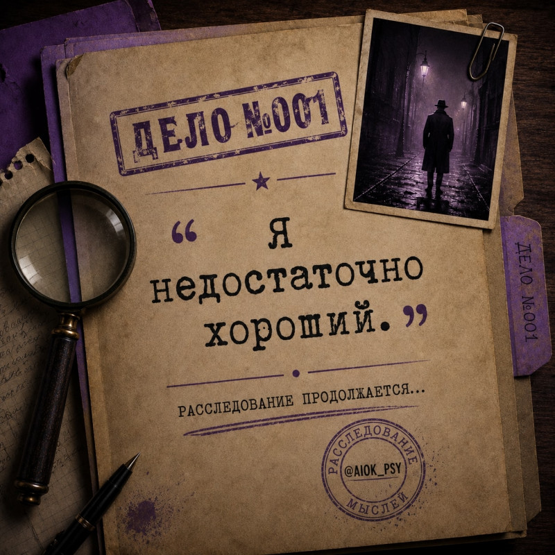 Проведём психологическое расследование?

 #