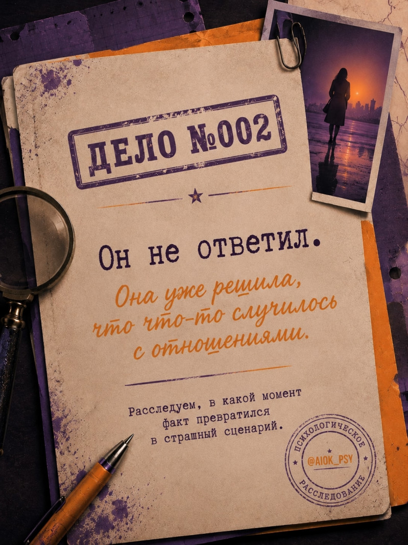 Иногда достаточно одного сообщения без ответа, чтобы...