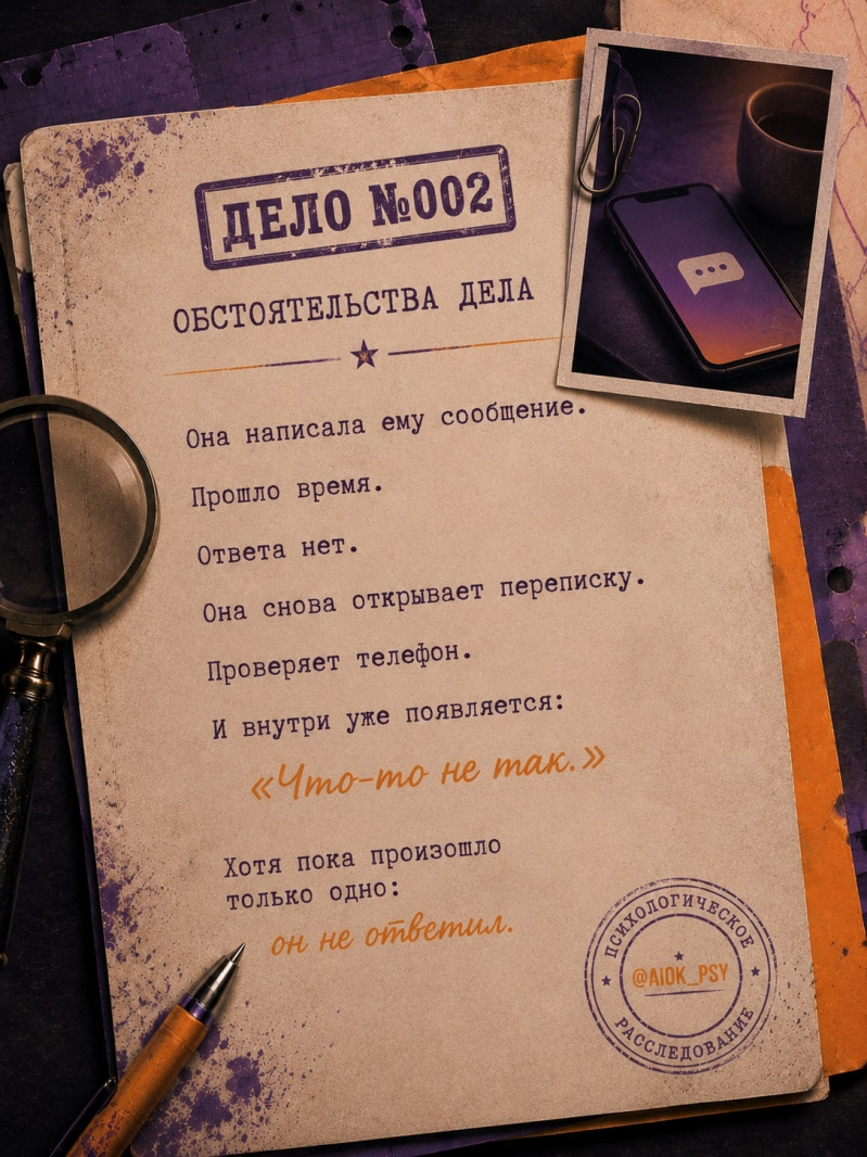 Иногда достаточно одного сообщения без ответа, чтобы...