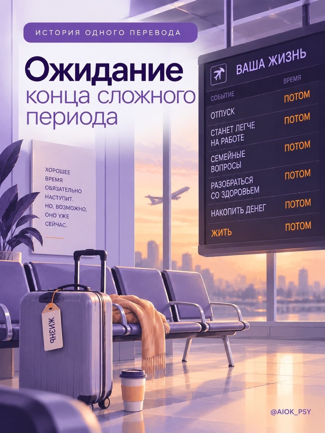 История одного перевода

Ожидание конца сложного...